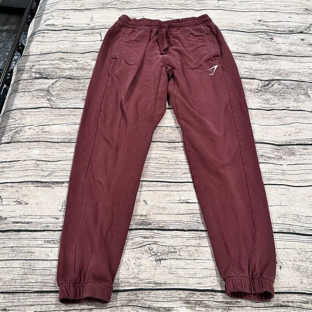 Men’s Gymshark Rusty Red Joggers Size small; Active, Gym, Lift
